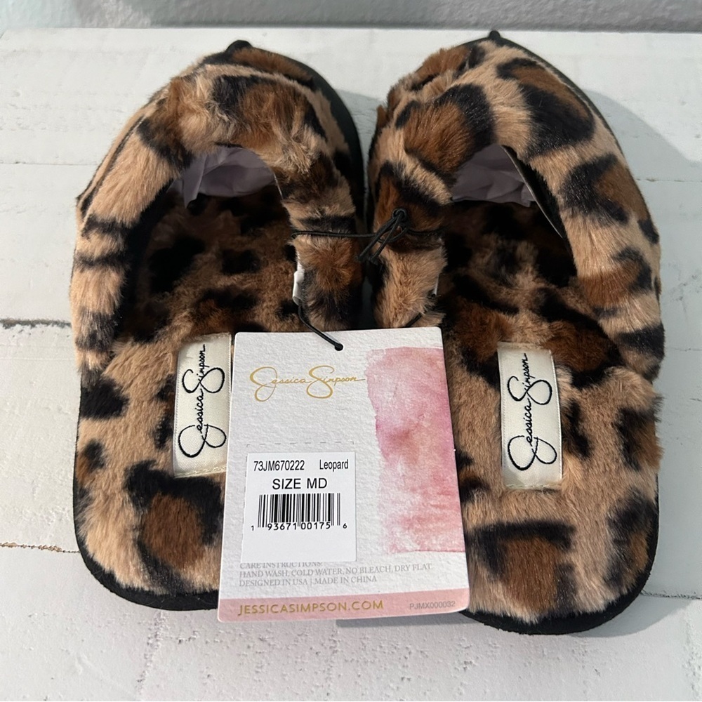 Jessica Simpson Womens Micro-Suede Scuff Slipper - Black and Brown - Picture 8 of 11